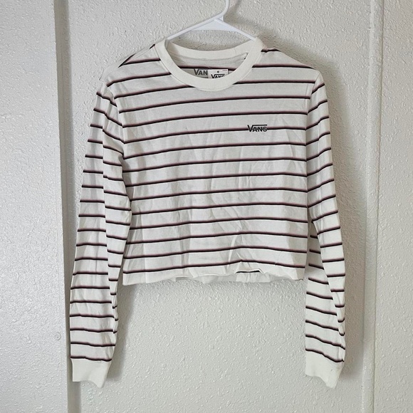 Vans Long Sleeve Crop Top - Picture 1 of 4